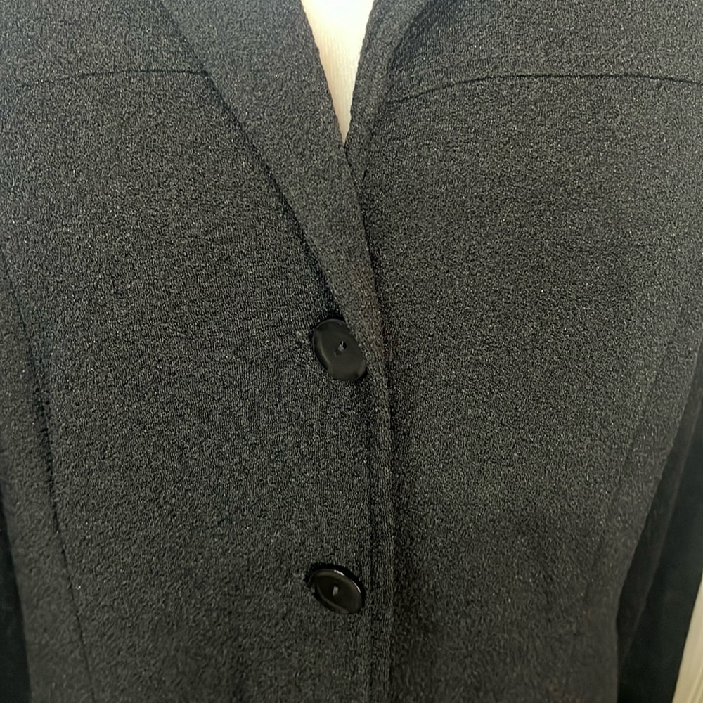 Rabbit Rabbit Rabbit Black Blazer with Shawl Collar - Picture 3 of 8
